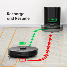 Self Charging Mopping Robot Vacuum Cleaner with Self Empty Dust Bin